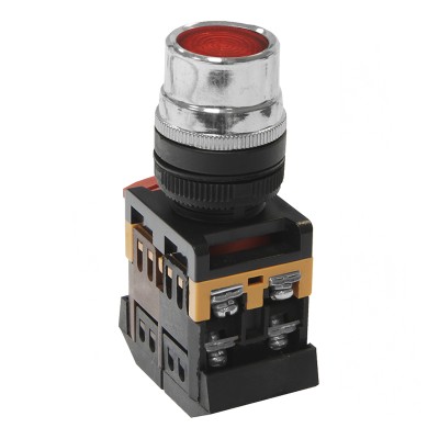 Кнопочный выключатель ABLF-22 красная с подсветкой 1з+1р 230В te00114470 Кнопочный выключатель ABLF-22 красная с подсветкой 1з+1р 230В te00114470