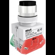 Выкл. кноп. ABLFP 22 мм Цвет:ЧЕРНЫЙ 220В ВK-22 25018DEK