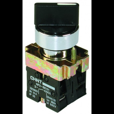 Переключатель NP2-BD33, 3 положения с фиксацией, 2НО IP40 (CHINT) 574849 Переключатель NP2-BD33, 3 положения с фиксацией, 2НО IP40 (CHINT) 574849