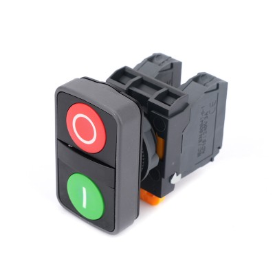 Кнопка двойная SB5 в сборе модуль 22 мм зеленый "I" красный "O" SE SB5AA73415 Кнопка двойная SB5 в сборе модуль 22 мм зеленый "I" красный "O" SE SB5AA73415