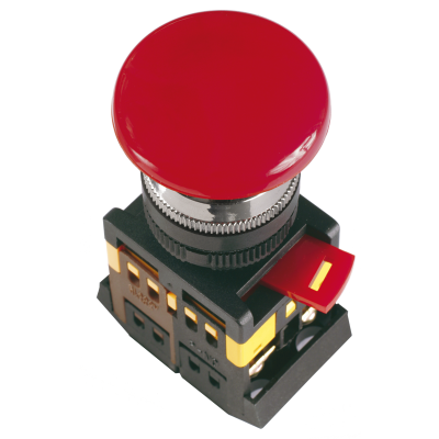 Кнопка AEAL-22 "Грибок"с фиксацией красный d22мм 240В 1з+1р IEK BBG60-AEAL-K04 Кнопка AEAL-22 "Грибок"с фиксацией красный d22мм 240В 1з+1р IEK BBG60-AEAL-K04