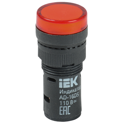 Лампа AD22DS(LED)матрица d22мм красный 230В IEK BLS10-ADDS-230-K04 Лампа AD22DS(LED)матрица d22мм красный 230В IEK BLS10-ADDS-230-K04