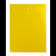 Табличка полужесткая. Клейкое основание. ПВХ-0,5. Желтая TAS2715AY