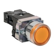 Кнопка BA51 NO 230В с подстветкой, желтая PROxima EKF xb2-bw51-230