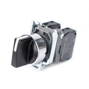 Переключатель SB4 в сборе модульный 22мм 3 позиции с фиксацией 2НО SE SB4BD33