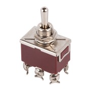 Тумблер 250V 15А 6c ON -OFF- ON двухполюсный 36-4172