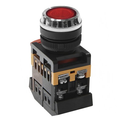 Кнопочный выключатель ABLFS-22 красная с подсветкой 1з+1р 230В te00006269 Кнопочный выключатель ABLFS-22 красная с подсветкой 1з+1р 230В te00006269