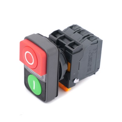 Кнопка двойная SB5 в сборе модуль 22 мм зеленый "I" красный "O" SE SB5AW73731B5 Кнопка двойная SB5 в сборе модуль 22 мм зеленый "I" красный "O" SE SB5AW73731B5