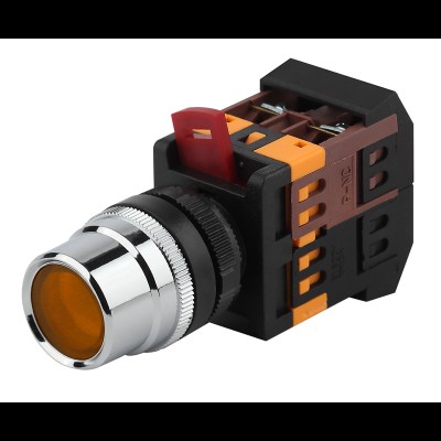 ЭРА Кнопка ABLF-22 желтый d22мм неон/240В 1з+1р (10/400/3200) Б0045649 ЭРА Кнопка ABLF-22 желтый d22мм неон/240В 1з+1р (10/400/3200) Б0045649