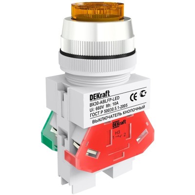 Выкл. кноп. ABLF 30 мм Цвет:ЖЕЛТЫЙ 220В ВK-30 25045DEK Выкл. кноп. ABLF 30 мм Цвет:ЖЕЛТЫЙ 220В ВK-30 25045DEK