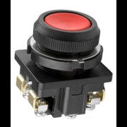 Выключатель КЕ-011 У3 исп.1, красный, 2з, цилиндр, IP40, 10А ,660В, кнопочный (ЭТ) ET509951