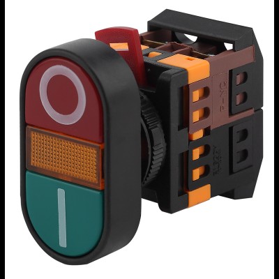 ЭРА Кнопка APВВ-22N "I-O" d22мм неон/240В 1з+1р (10/400/3200) Б0045624 ЭРА Кнопка APВВ-22N "I-O" d22мм неон/240В 1з+1р (10/400/3200) Б0045624