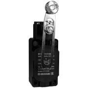 Выключатель ВП 36-2143П-66 У2, рычаг со стальным роликом, регулируемый по длине, 1з+1р, безинерционный, 30х60 мм, без сальника, 3А, IP66, путевой (ЭТ) ET010889