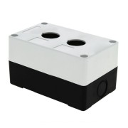 Корпус КП102 пластиковый 2 кнопки белый EKF PROxima cpb-102-w