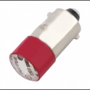 Лампа BA9s для NP2 зеленая светодиодная матрица AC/DC 24В (CHINT) 576972