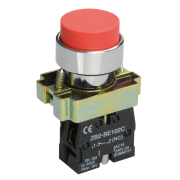 Кнопка управления LAY5-BL42 без подсветки красная 1р IEK BBT71-BL-K04