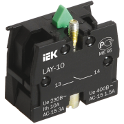 Контактный блок 1з для серии LAY5 IEK BDK21