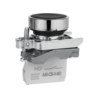 Кнопка OptiSignal D22 C4-P-210 черная металл 1НО XB4BA21 332166 Кнопка OptiSignal D22 C4-P-210 черная металл 1НО XB4BA21 332166