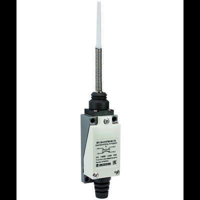 Выключатель ВП 25-2107М-65 У2, рычаг пружинный с пластиковым наконечником, 1з+1р, безинерционный, 21х56 мм, 3А, IP65, путевой (ЭТ) ET007244 Выключатель ВП 25-2107М-65 У2, рычаг пружинный с пластиковым наконечником, 1з+1р, безинерционный, 21х56 мм, 3А, IP65, путевой (ЭТ) ET007244