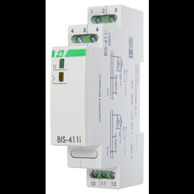 Реле импульсное BIS-411i, 230В AC 16А(160А/20мс) 1NO IP20 EA01.005.017 Реле импульсное BIS-411i, 230В AC 16А(160А/20мс) 1NO IP20 EA01.005.017