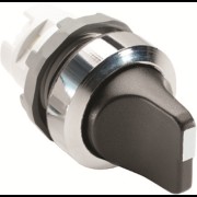 Переключатель M2SS2-20B (короткая ручка) черный 2-х позиционный без подсветки (только корпус) 90# с фиксацией 1SFA611201R2006