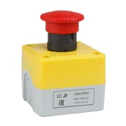 Пост кноп авар стоп OptiSignal D22 C5-BK-1-ESTR-01 1НЗ возв пов XALK178 338521