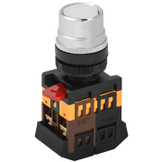 Кнопка ABLF-22 белый d22мм неон/240В 1з+1р IEK BBT10-ABLF-K01