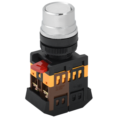 Кнопка ABLF-22 белый d22мм неон/240В 1з+1р IEK BBT10-ABLF-K01 Кнопка ABLF-22 белый d22мм неон/240В 1з+1р IEK BBT10-ABLF-K01