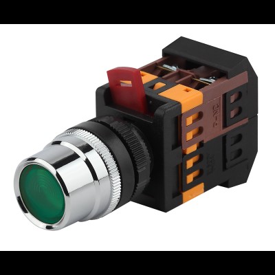 ЭРА Кнопка ABLF-22 зеленый d22мм неон/240В 1з+1р (10/400/3200) Б0045650 ЭРА Кнопка ABLF-22 зеленый d22мм неон/240В 1з+1р (10/400/3200) Б0045650