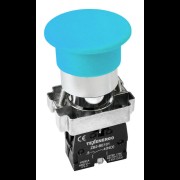 Кнопочный выключатель LAY5-BС61 "Грибок" синий 1з te00306029