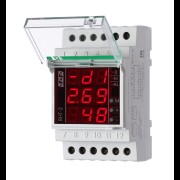 RHT-2 Контроль температуры и влажности, диапазон температур -30…70С, диапазон влажности 5-95%, выносной датчик MB-AHT-1, RS-485/ModbusRTU, до 10 подключаемых внешних датчиков, монтаж на D EA07.004.001