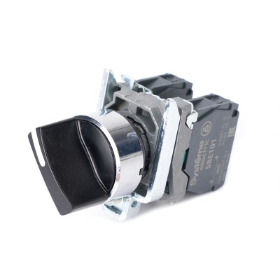 Переключатель SB4 в сборе модульный 22мм 2 позиции с фиксацией 1НО+1НЗ SB4BD25 Переключатель SB4 в сборе модульный 22мм 2 позиции с фиксацией 1НО+1НЗ SB4BD25