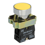 Кнопка управления LAY5-BA51 без подсветки желтая 1з IEK BBT60-BA-K05