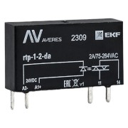 Реле твердотельное однофазное RTP 2 А, для разъема РM slim 23/1 EKF rtp-1-2-da