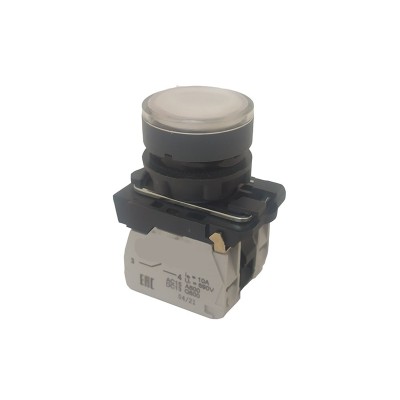 КМЕ4622мЛ-24В-белый-2но+2нз-цилиндр-индикатор-IP65 293183 КМЕ4622мЛ-24В-белый-2но+2нз-цилиндр-индикатор-IP65 293183