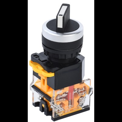 Переключатель D8-11X2 2 полож. 1з+1р черный IEK BSW30-11X2-3-24-2-K02 Переключатель D8-11X2 2 полож. 1з+1р черный IEK BSW30-11X2-3-24-2-K02