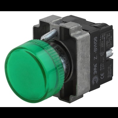 ЭРА Индикатор LAY5-BU63 зеленого цвета d22мм (20/200/6400) Б0045623 ЭРА Индикатор LAY5-BU63 зеленого цвета d22мм (20/200/6400) Б0045623