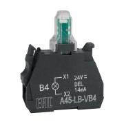 Световой блок OptiSignal D22 A45-LB-VB4 красный 24VACDC ZBVB4 332203