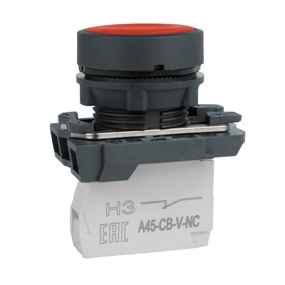 Кнопка OptiSignal D22 C5-P-401 красная пластик 1НЗ XB5AA42 332182 Кнопка OptiSignal D22 C5-P-401 красная пластик 1НЗ XB5AA42 332182