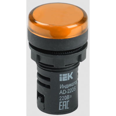 Лампа AD22DS(LED)матрица d22мм желтый 230В IEK BLS10-ADDS-230-K05 Лампа AD22DS(LED)матрица d22мм желтый 230В IEK BLS10-ADDS-230-K05