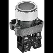 Кнопка LA167-BAF21 d=22мм 1з черная IEK BBT20-BAF21-1-22-67-K02
