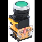 Кнопка D8-11T d=22мм 1з+1р с фиксацией зеленая IEK BBT30-11T-3-21-K06