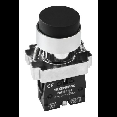 Кнопочный выключатель LAY5-BL21 черный 1з te00306030 Кнопочный выключатель LAY5-BL21 черный 1з te00306030