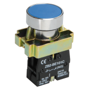 Кнопка управления LAY5-BA61 без подсветки синяя 1з IEK BBT60-BA-K07