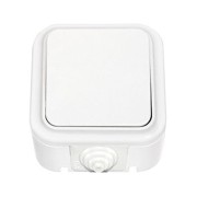 Выключатель Пралеска 1ОП б/п 6А 250В IP54 в сборе А16-222 белый te00136686