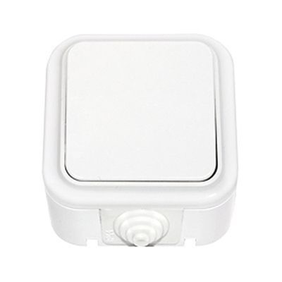 Выключатель Пралеска 1ОП б/п 6А 250В IP54 в сборе А16-222 белый te00136686 Выключатель Пралеска 1ОП б/п 6А 250В IP54 в сборе А16-222 белый te00136686