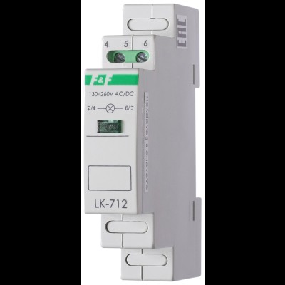 Указатель напряжения LK-712 сигнализация наличия одной фазы, DIN 230В EA04.007.001 Указатель напряжения LK-712 сигнализация наличия одной фазы, DIN 230В EA04.007.001