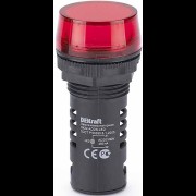 Лампа коммутационная ЛК22-ADDS-RED-LED-220 25119DEK