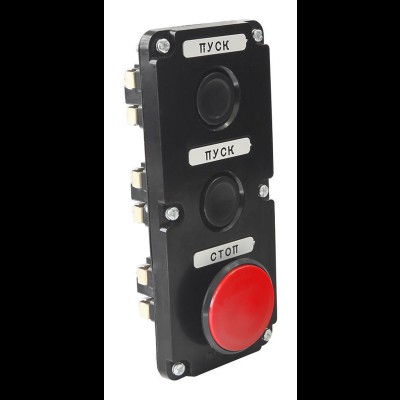 Пост кнопочный ПКЕ 112-3 У3 красный гриб IP40 (карболит) ГОСТ te00011927 Пост кнопочный ПКЕ 112-3 У3 красный гриб IP40 (карболит) ГОСТ te00011927