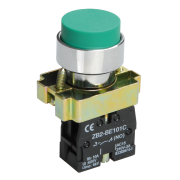 Кнопка управления LAY5-BL31 без подсветки зеленая 1з IEK BBT70-BL-K06